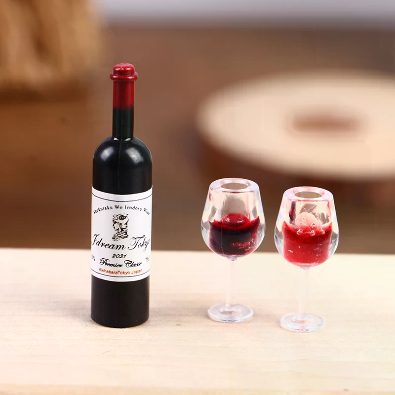 Wine Beer Europe - 5Pcs 1:12 Dollhouse Miniature Wine Cup