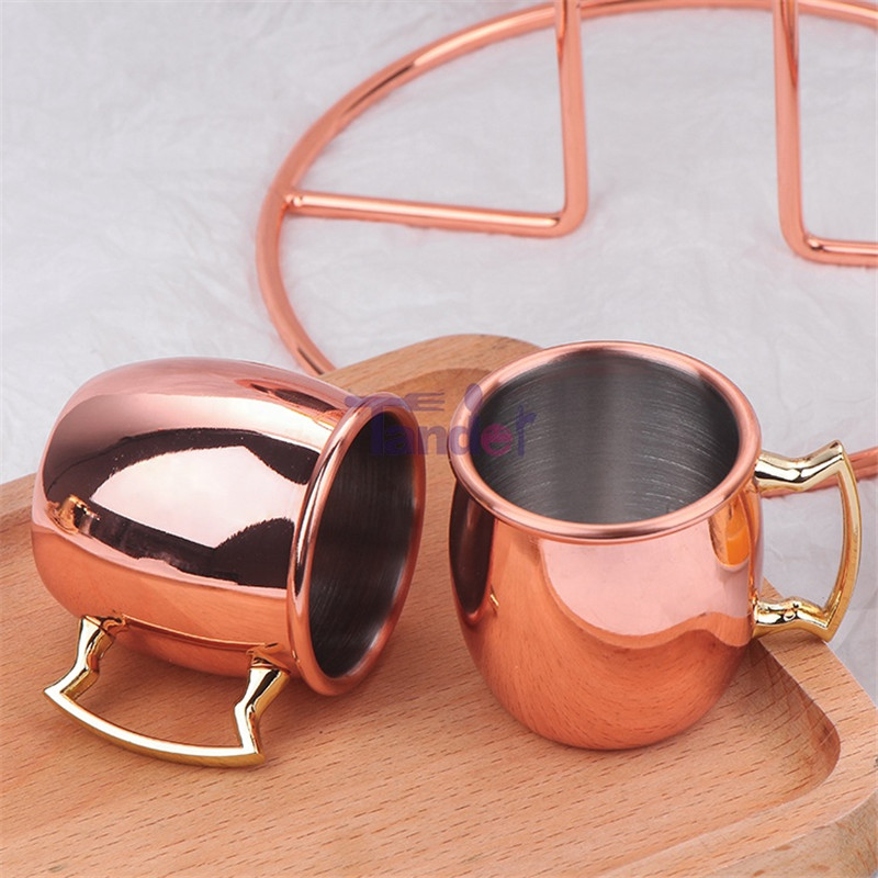 Wine Beer Europe - Copper Plated Moscow Mule Shot Glass