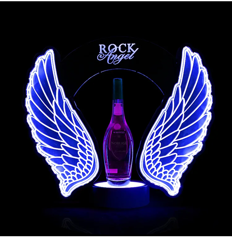 Rechargeable LED Flashing Ange - Wine With Beer 评论和价格
