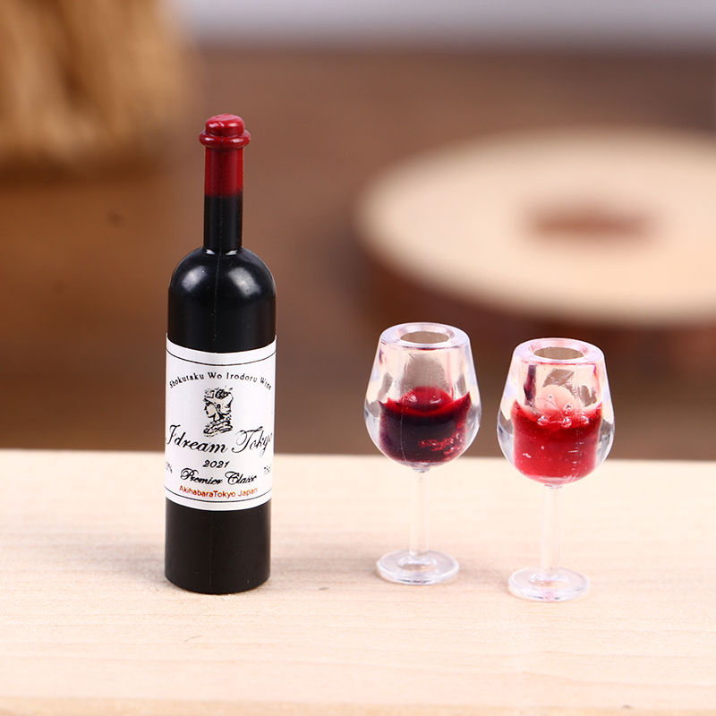 5 Pcs 1:12 Dollhouse Miniature - Wine Beer Europe 评论和价格