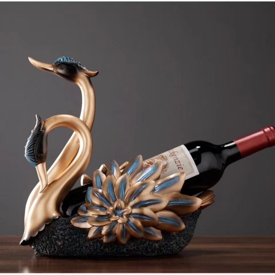 Swan Red Wine Rack Light Luxur - Wine Beer Europe 评论和价格