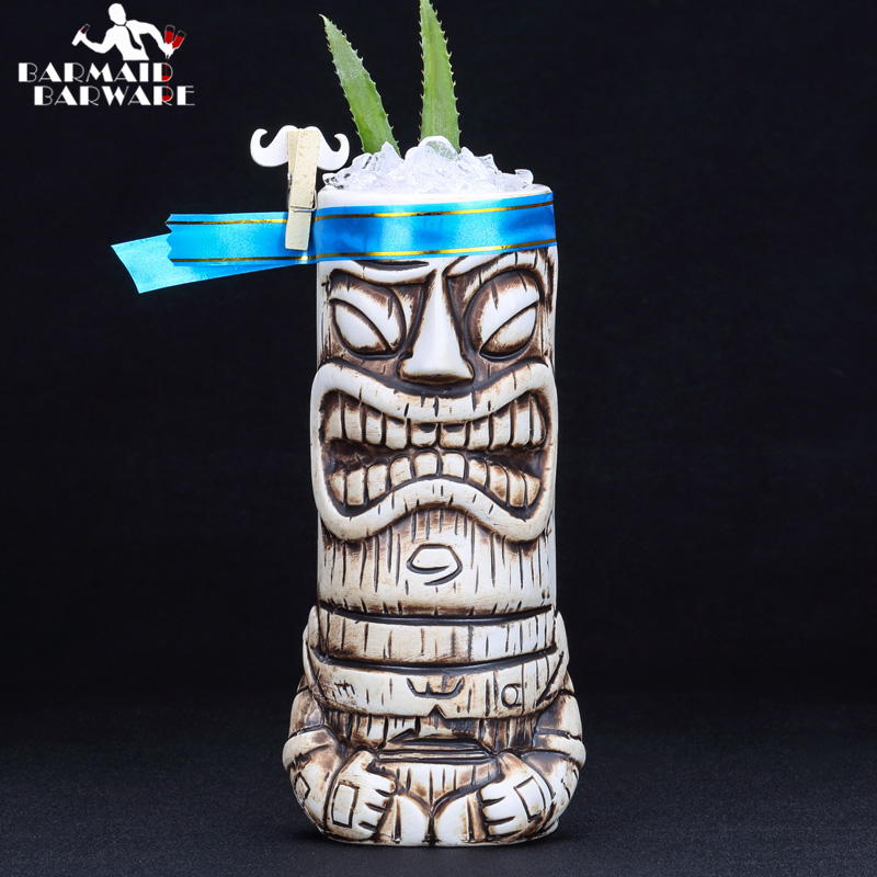 600ml Ceramic Tiki Mug Creativ - Wine Beer Europe 评论和价格